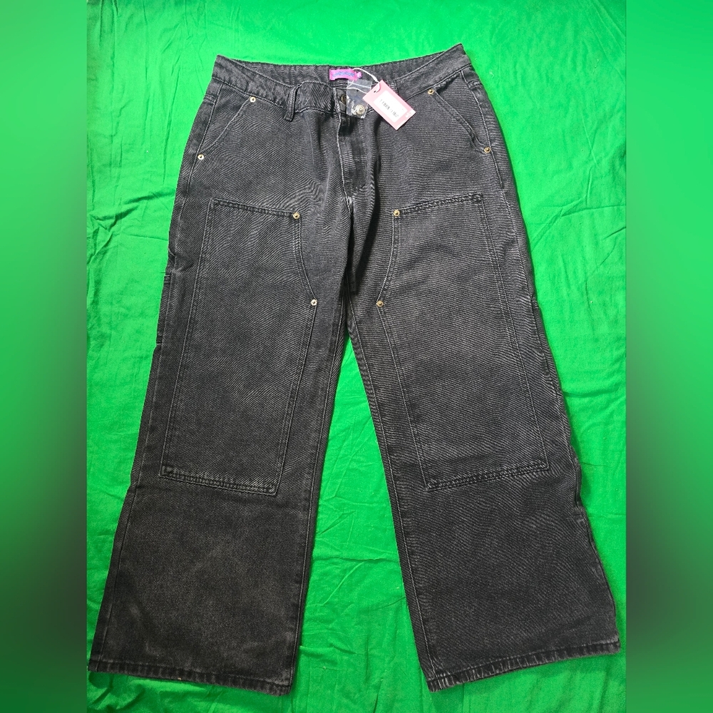 Edikted Women Black Jeans Size XL New